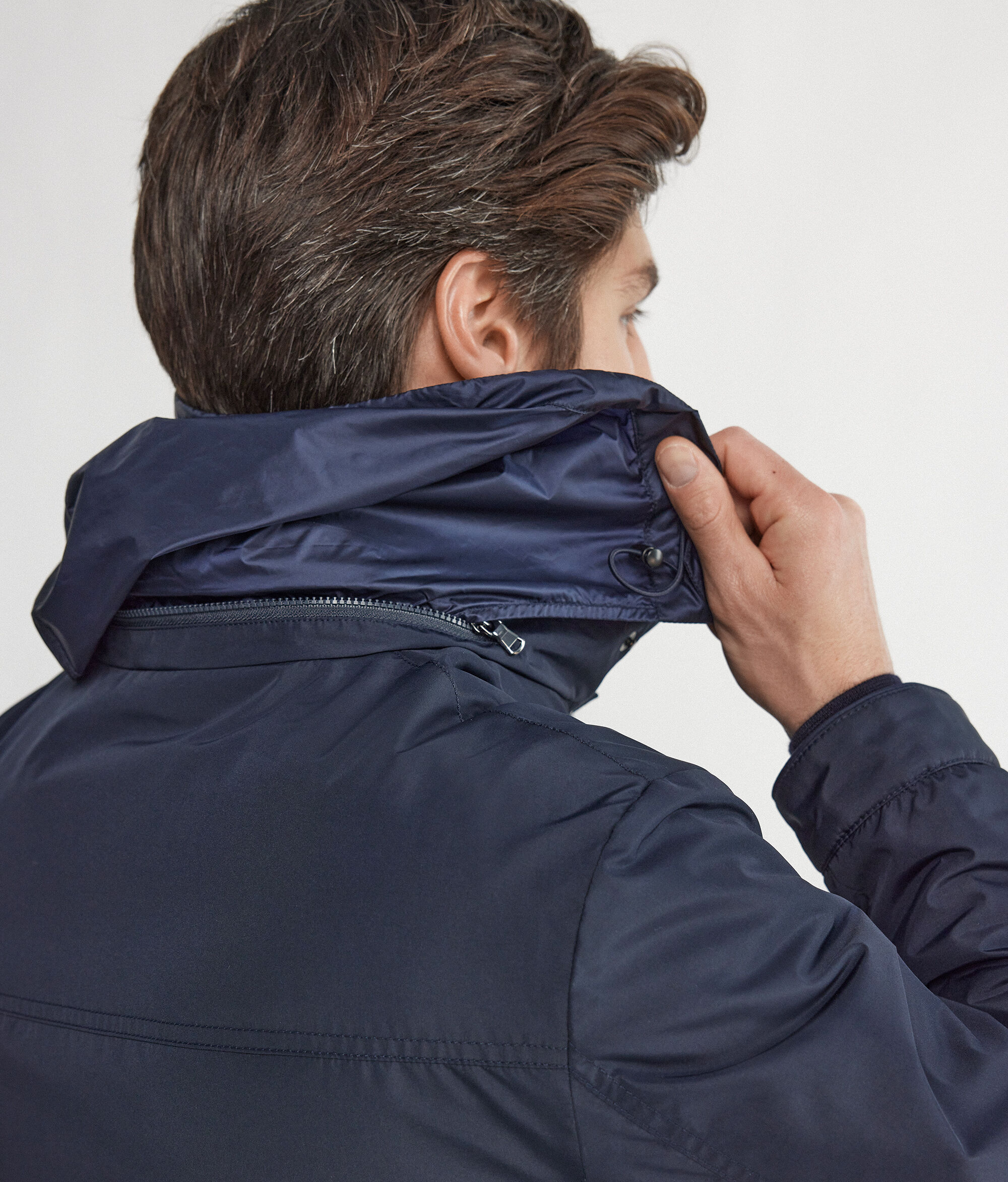 Safarijacke aus Funktionsgewebe mit Kaschmirfutter
