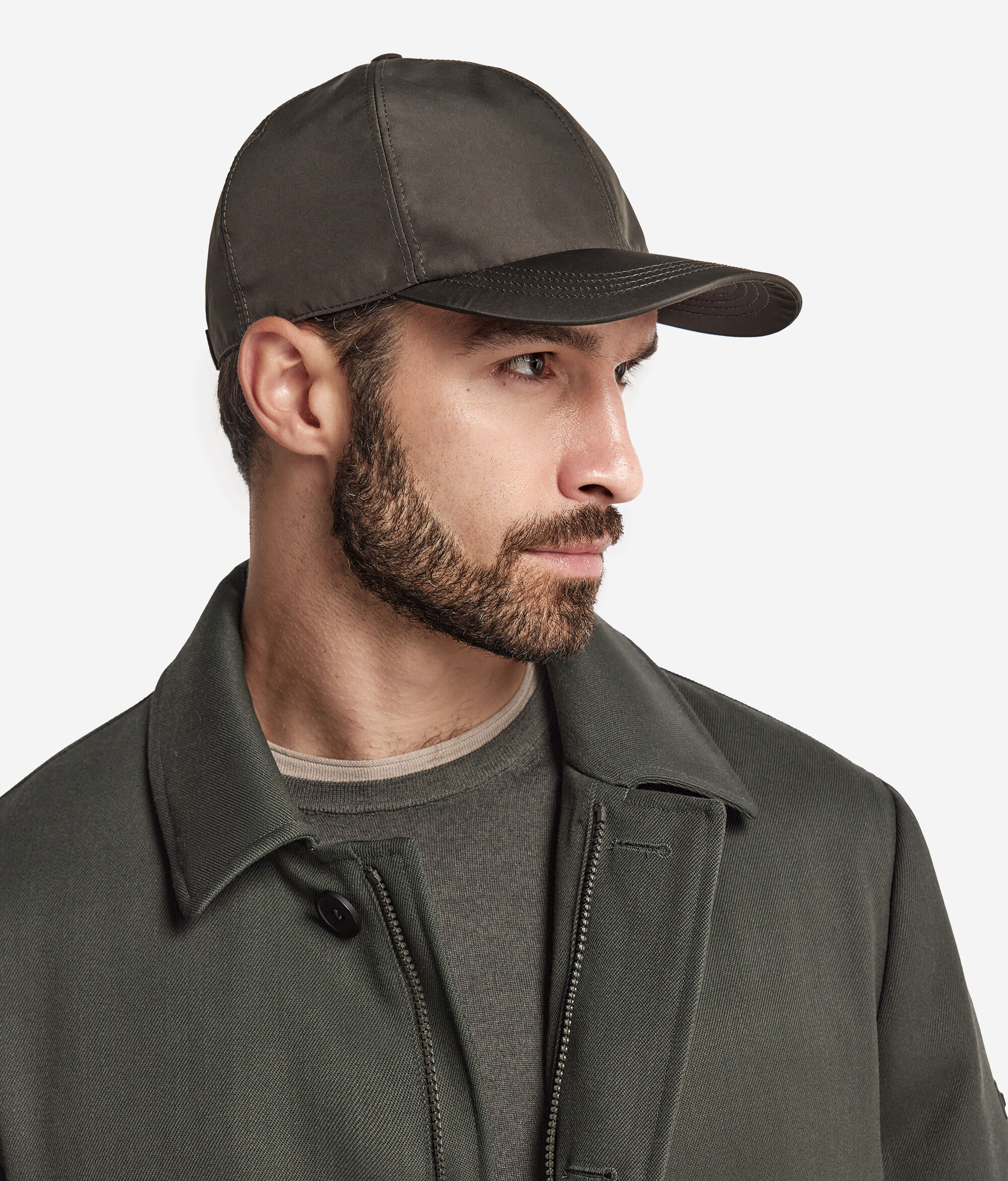 Berretto Baseball Tecnico Interno in Cashmere Ultrafine