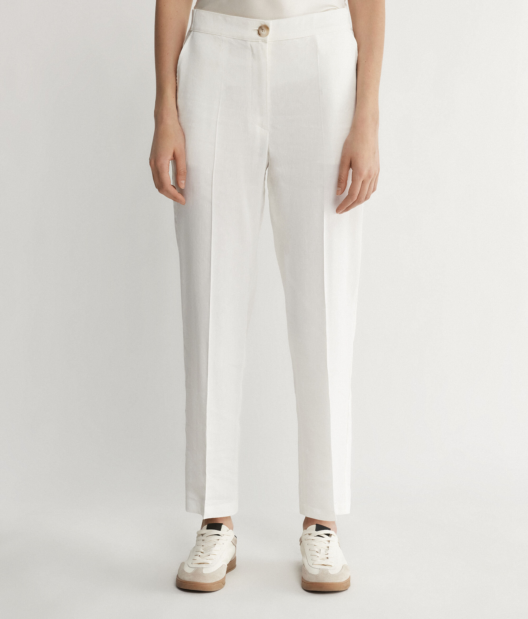 Linen Viscose Trousers